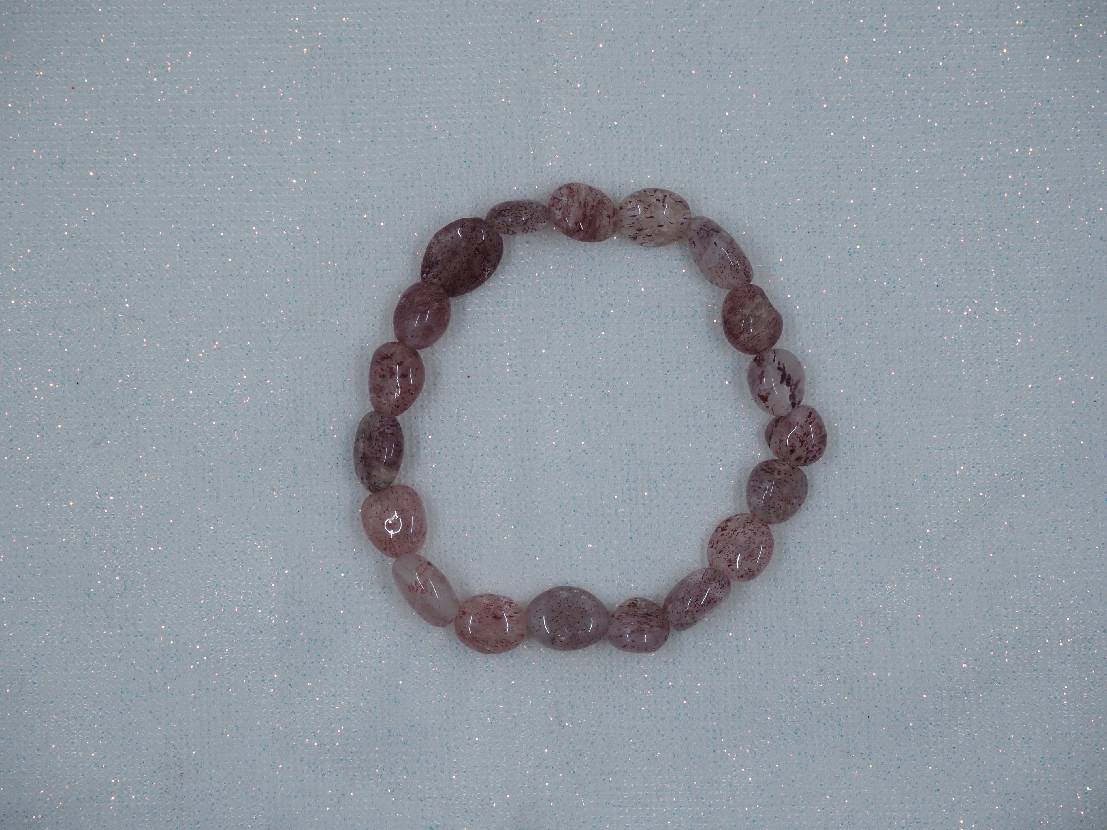 strawberry quartz bracelet