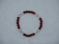 carnelian and rose quartz bracelet
