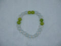 peridot and opalite bracelet