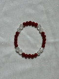 carnelian and rose quartz bracelet