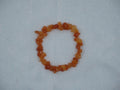 orange dyed quartzite bracelet