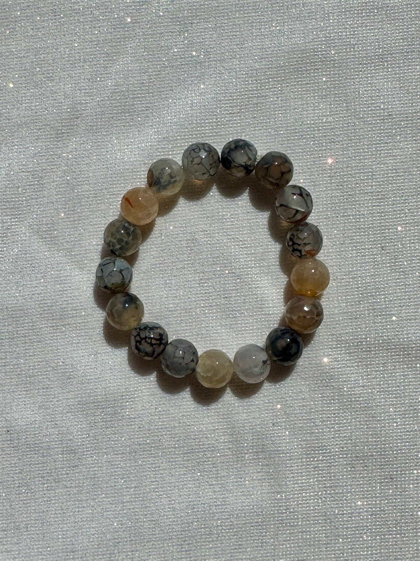 dragon vein agate bracelet