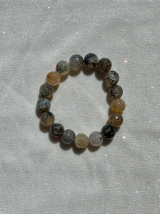 dragon vein agate bracelet