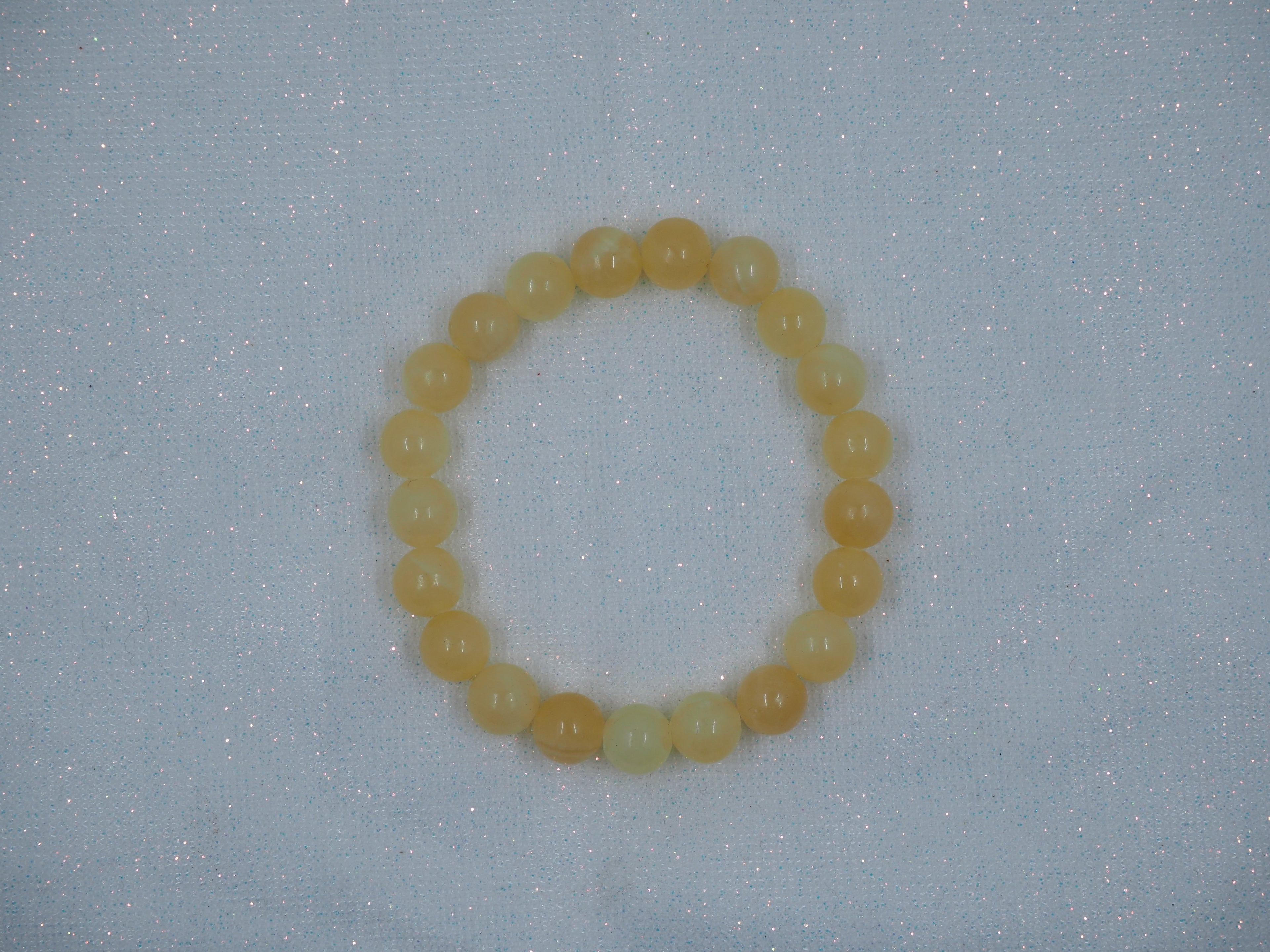 honey calcite bracelet