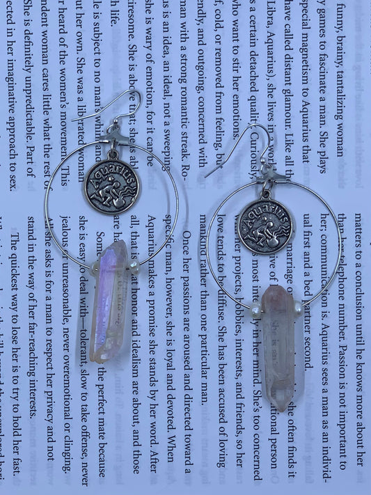 aquarius earrings